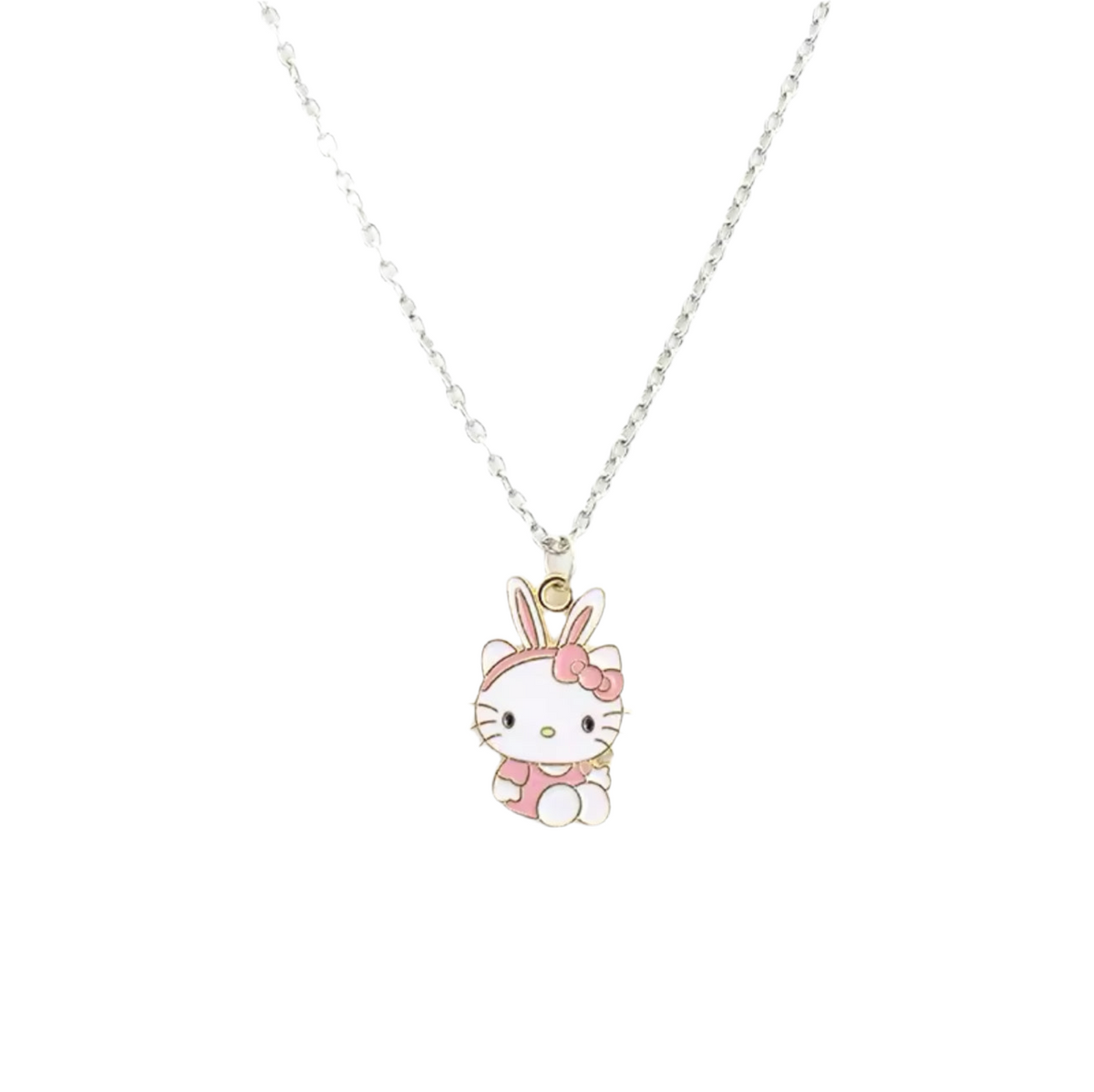 Hello Kitty Pink Bow Necklace