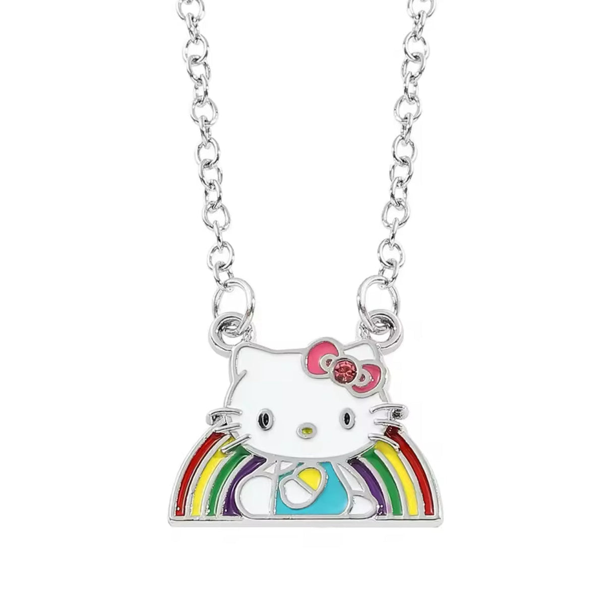 Hello Kitty Rainbow Charm Necklace