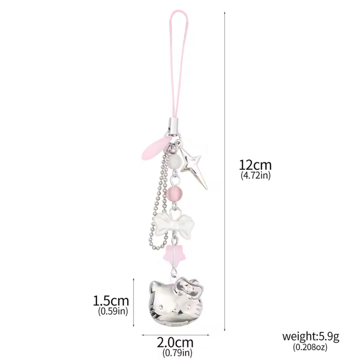 Hello Kitty White Pink Braclet