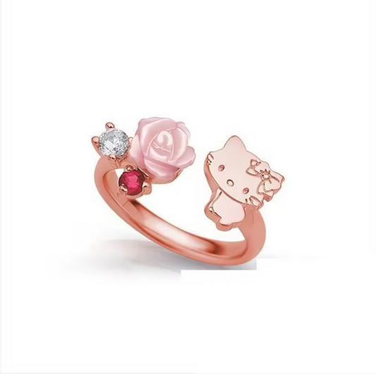 Hello Kitty Rose Gold Ring