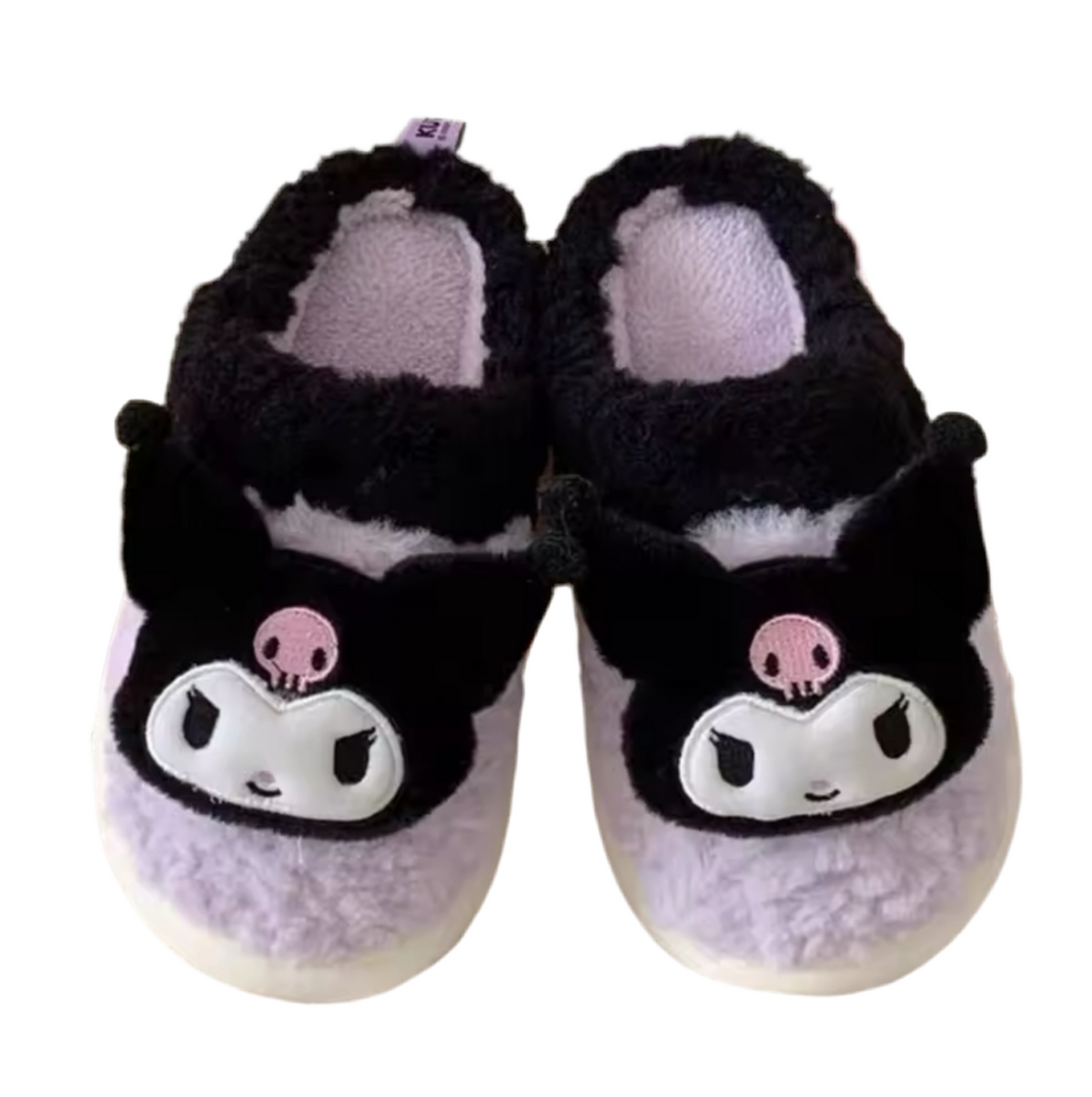 Kuromi Plush Slippers