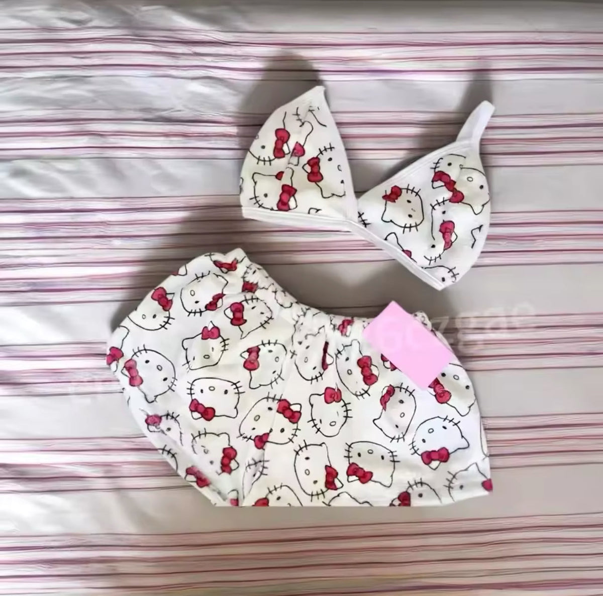 Hello Kitty Cozy Two Piece White